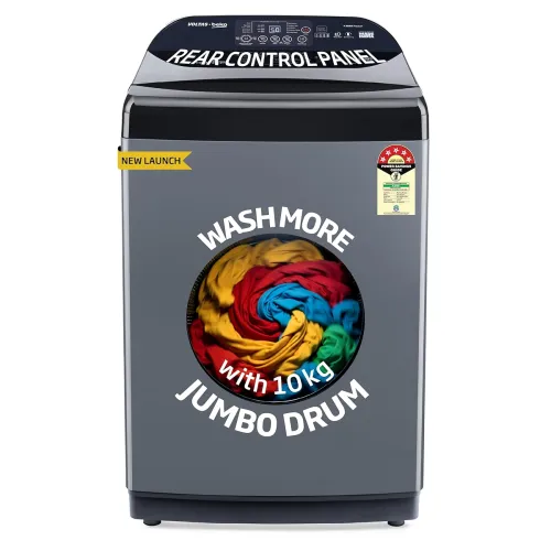 Image of Voltas Beko 10Kg 5 Star Fully Automatic Top Load Washing Machine (WTL1006UEA)