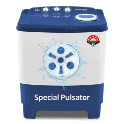 Voltas Beko, A Tata Product 6.5 Kg 5 Star Semi-Automatic Top Loading Washing Machine (WTT65UNX/OK3I0I0W01, Blue, Pulsato