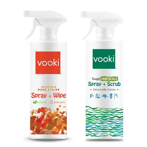 Image of Vooki Kitchen & Bathroom Cleaner, 500ml * pack of 2