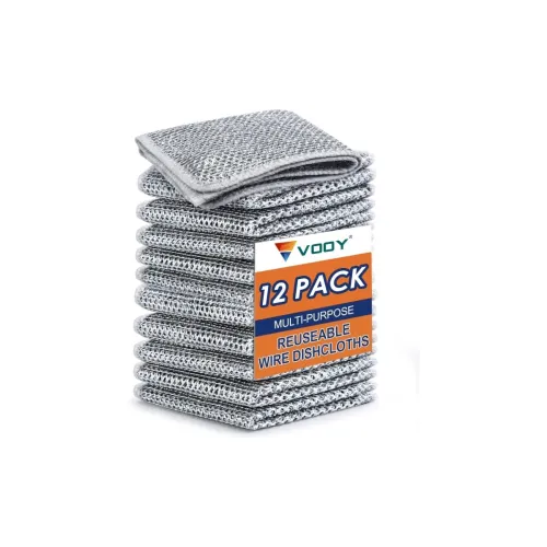 Image of VOOY Non Scratch Wire Dish Cloth – 12 Pack 