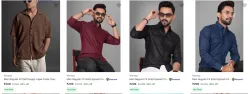 Voroxy Mens Casual Shirts upto 90% Discount