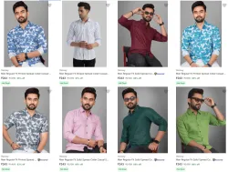 Voroxy mens shirt starting @ ₹243