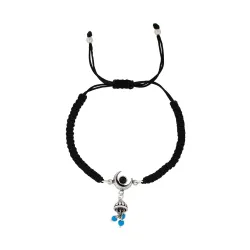 VOYLLA Evil Eye Dome Shape Blue Bead Hanging Bracelet