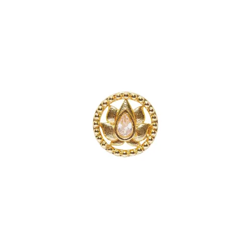 Image of VOYLLA Gold Plated Nose Pin With Geometric Shape