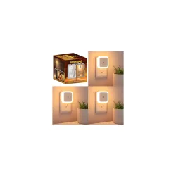 VR PRIME Plastic 3pc Night Lamp Sensor Light
