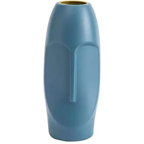Image of VRB DecTM 1Pcs Face Plastic Ceramic Vase, Flower Vase