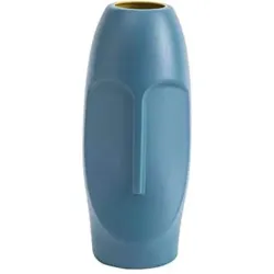 VRB DecTM 1Pcs Face Plastic Ceramic Vase, Flower Vase