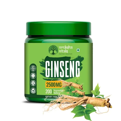Image of Vruksha Vitals Triple Ginseng Root - 2500 mg