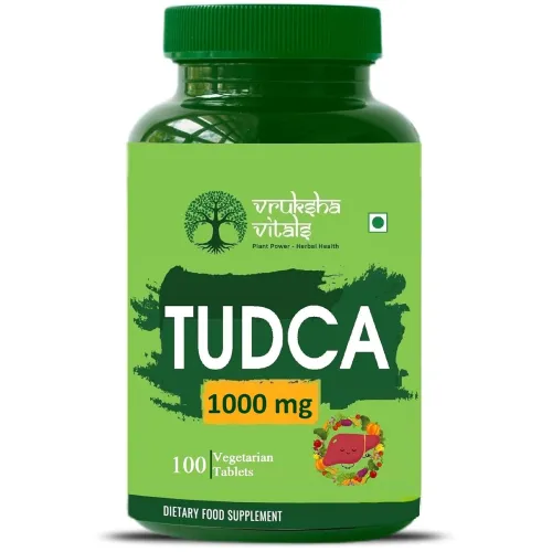 Image of Vruksha Vitals TUDCA 1000 mg + 7 Herbs - 100 Tablets