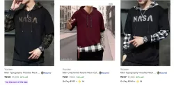 Vuzzan Mens T-Shirts upto 87% Discount