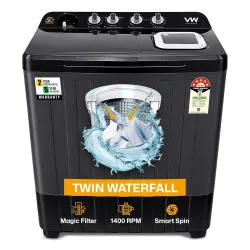 VW 10.5 kg 5 Star Semi Automatic Top Load Washing Machine