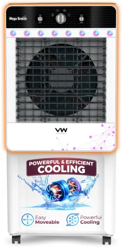 Image of VW 100 L Desert Air Cooler With Ambient Lights and 3 side Honeycomb