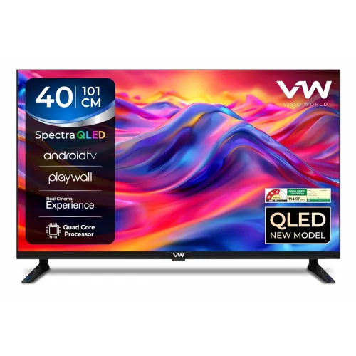 Image of VW 101 cm (40 inches) Spectra Series Full HD Smart QLED Android TV