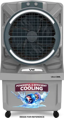 Image of VW 125 L Desert Air Cooler With Bacteria Free Cooling Pad Technology (Grey, Ultra cool 125L)