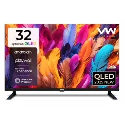 VW 32Inch OptimaX Series HD Ready Smart QLED Android TV (VW32AQ1)