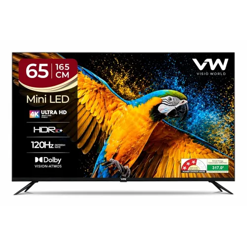 Image of VW 65 Inch 4K QLED Mini LED Google TV