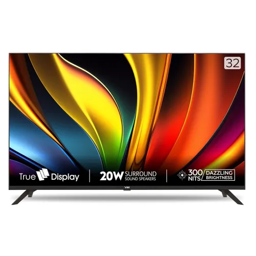 Image of VW 80 cm (32 inches) Frameless Series HD Ready LED TV VW32A (Black)