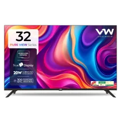 VW 80 cm (32 inches) Frameless Series HD Ready LED TV 