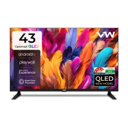 VW Spectra Series 109 cm (43 inch) QLED Full HD Smart Android TV (VW43AQ1.)