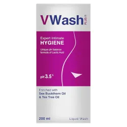 VWash Plus Intimate Hygiene Wash | pH Balanced | 200ml