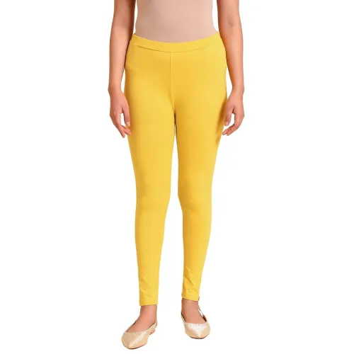 Image of W for Woman Women's Regular Fit High Rise Coral Cotton Jersey Tights