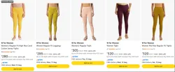 W for women Leggins starting @ ₹280