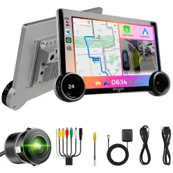 WAD-24 N Series 10.1-Inch 2K Android Car Stereo, 4GB/64GB (Double Din)