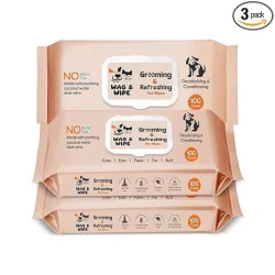 Wag & Wipe Grooming & Refreshing Pet Wet Wipes 