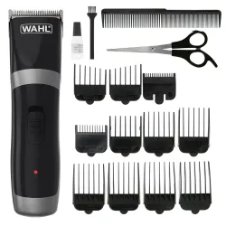 Wahl Cord/Cordless Hair Clipper Kit (Rechargeable, Home Use, Guide Combs)