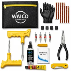 WAICO 13 in 1 Tubeless Tyre Puncture Kit