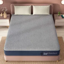 Wakefit Dual Comfort Mattress - Hard & Soft 6 inch King High Resilience (HR) Foam Mattress (L x W: 80 inch x 72 inch)