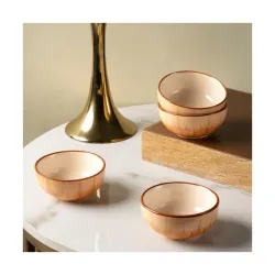 Wakefit Veg Stoneware Ceramic Bowls Set of 4 200 ml 