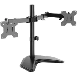 WALI Dual Monitor Stand for Desk (Up to 27 inch)