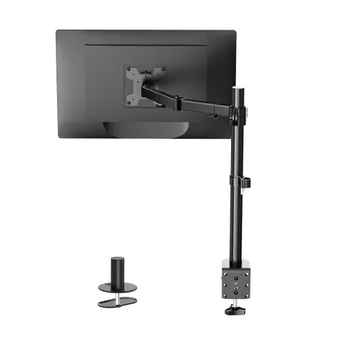 Image of WALI Single Monitor Mount, Single Arm Desk,Desk Stand, Holds Screen Up to 32inch