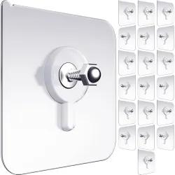 Wall Hooks for Hanging Strong, Pack of 10