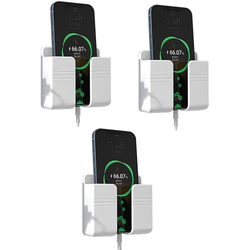Image of Wall Mounted Mobile & Remote Holder (Pack of 3)