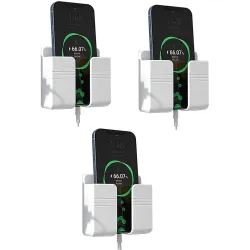 Wall Mounted Mobile & Remote Holder (Pack of 3)