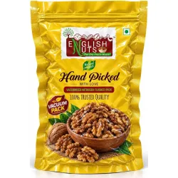 Walnut Kernels 500g | Zip Lock Pouch Pack | Akhrot Giri | Wallnut | Brown Halves Quarter Kernels | Pack Of 1 X 500g |Dried Akhrot Giri | WalnutKarnal |