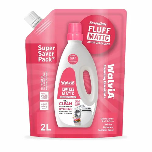 Image of Walvia Pink Matic Liquid Detergent Refill Pouch 2 L