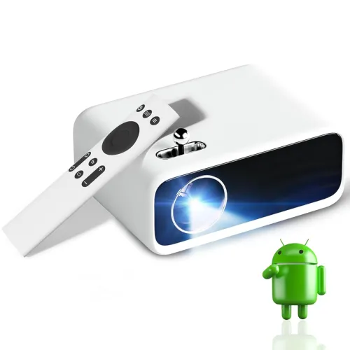 Image of WANBO Mini Pro (Android 9.0) | Portable LED Projector | Native 720p Full HD 1080P Support | 