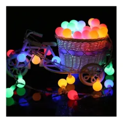 Wanna Party Lights for Decoration Milky Bubble Ball LED Decorative Garland for Diwali Decoration for Home and Party Bedr
