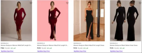 Image of Wanquila Women's Dresses upto 92% Discount