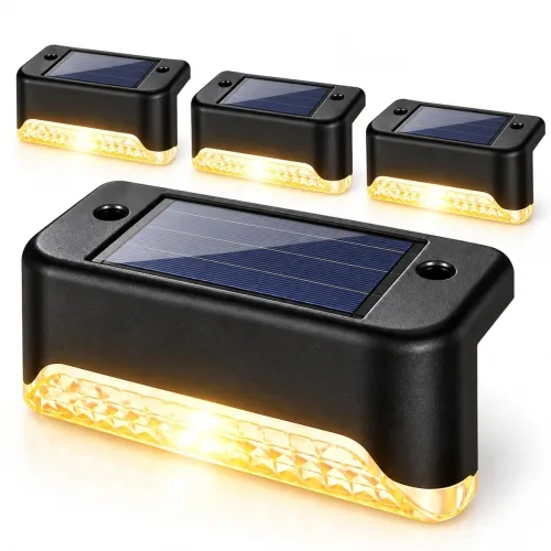 Image of Warm Yellow LED Solar Stair Light (PACK OF 4)