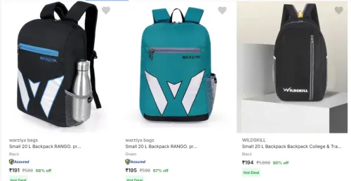 Image of warziya bags at Starting @ ₹191
