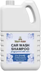 Wash Army Car Wash Shampoo -pH Neutral Soap Formula For Safe, Spot Free Cleaning Car Washing Liquid (5000 ml)