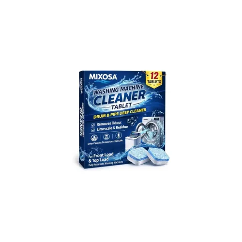 Image of Washing Machine Cleaner Tablets 12 Pack Clean Inside Drum And Laundry Tub Seal