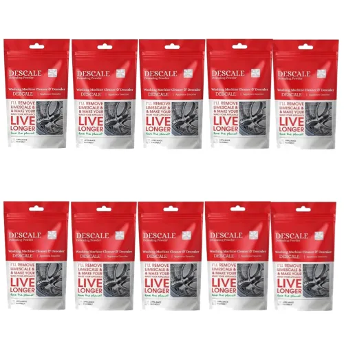 Image of 10 Pack Washing Machine Drum Cleaning Powder