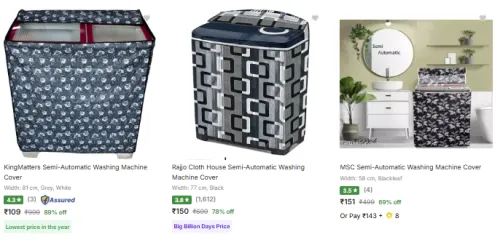 Image of Washing Machine Starting @ ₹109