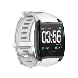 Watch Activity Tracker, Heart Rate Monitor, Smart Activity Tracker, Alert for Android and iPhone (White)