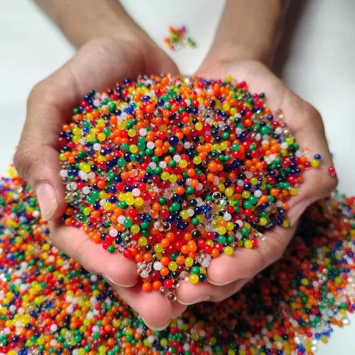 Image of Water Beads Jelly Balls Crystal Orbeez 1500 Pieces Multicolor